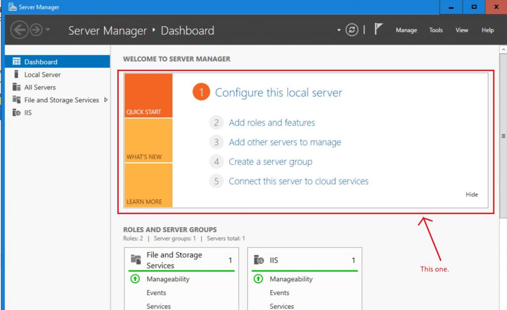 how-to-automatically-hide-configure-this-local-server-in-server